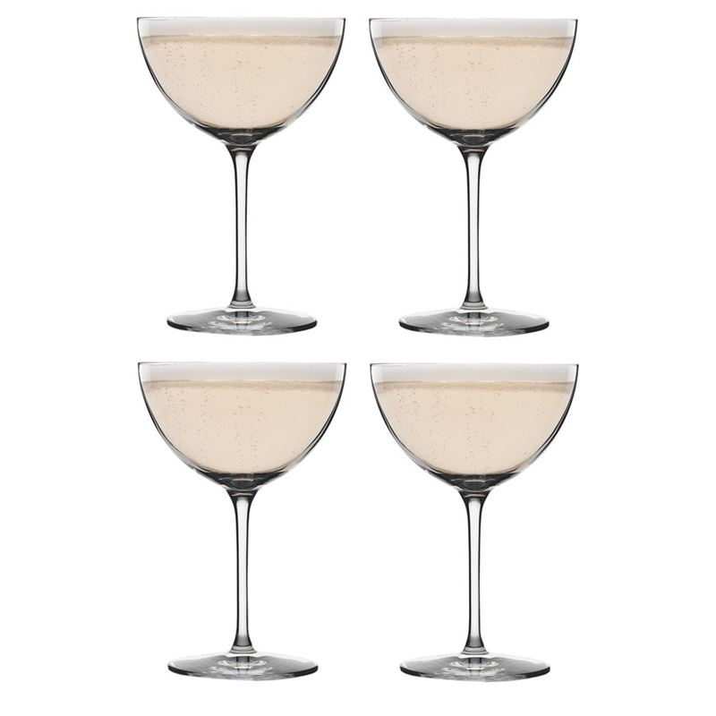 Ecology – Classic Champagne Saucer 245ml Set of 4 (Made in Europe)