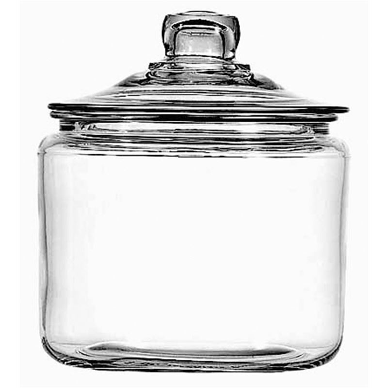 Anchor Hocking – Heritage Jar with Glass Lid 21×17.5cm 3Ltr (Made in the U.S.A)