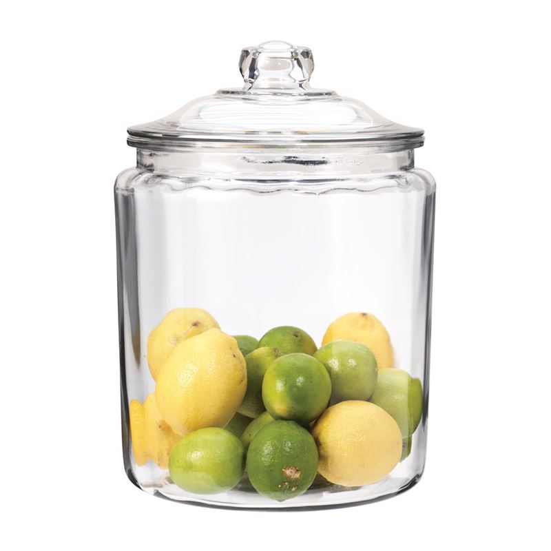 Anchor Hocking – Heritage Jar with Glass Lid 34.5x25cm 7.5Ltr (Made in the U.S.A)