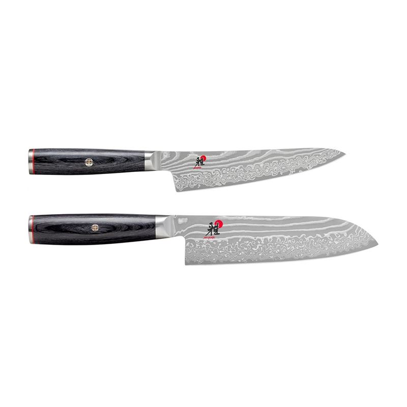 Miyabi – 5000FCD 2pc Utlity and Santoku Knife Set (Made in Japan)
