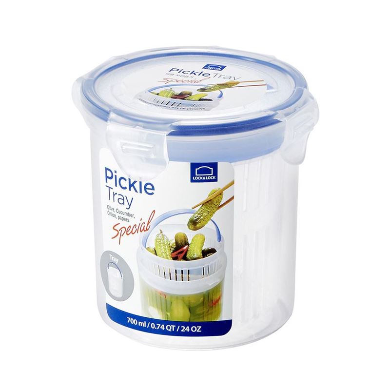 Lock & Lock – Classic Round Container with Straining Basket 700ml