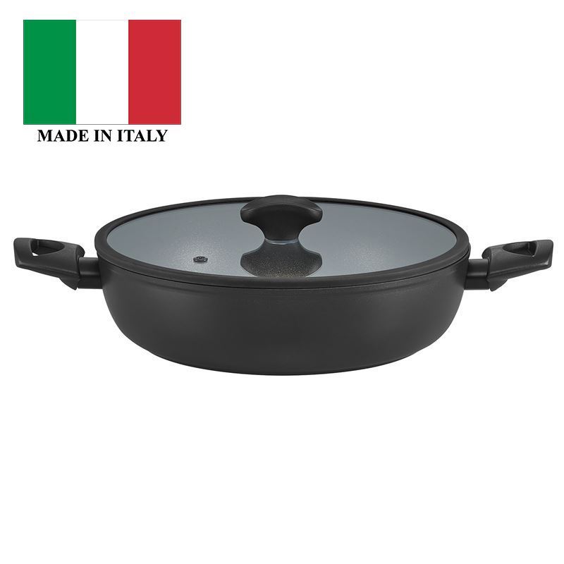 Essteele – Per Salute Diamond Reinforced Non-Stick 28cm Covered Sauteuse 4Ltr (Made in Italy)