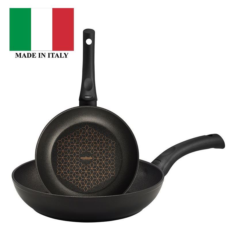 Essteele – Per Salute Diamond Reinforced Non-Stick Twin Pack Skillets 20+28cm (Made in Italy)