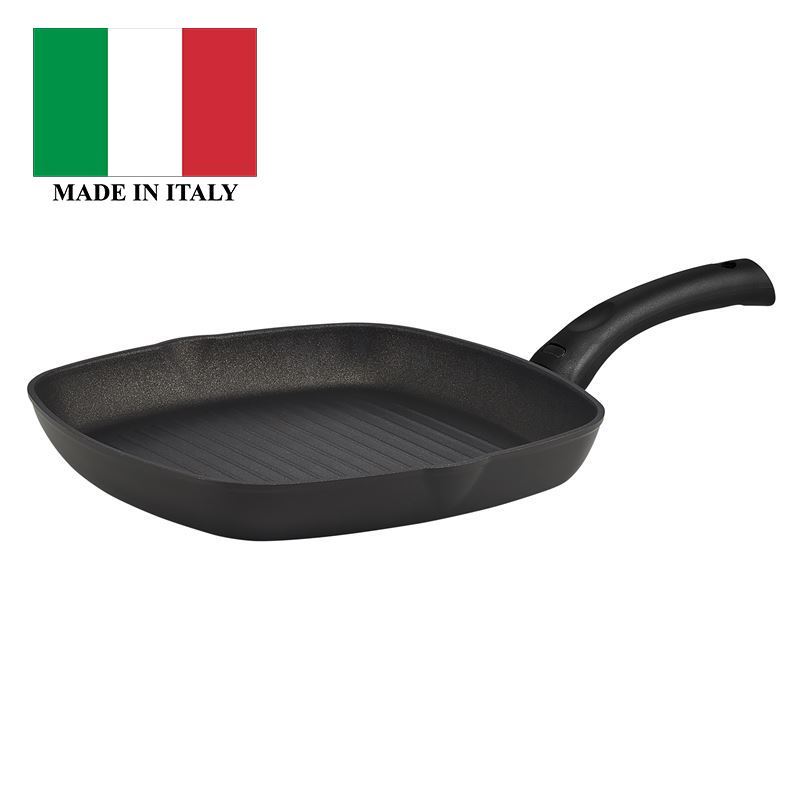 Essteele – Per Salute Diamond Reinforced Non-Stick 28cm Square Grill Pan (Made in Italy)