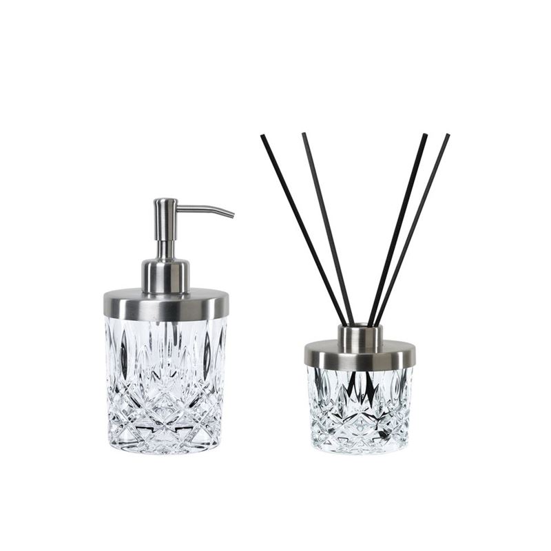 Nachtmann Crystal – Noblesse Spa Gift Set Dispenser + Diffuser 2pc Set (Made in Germany)