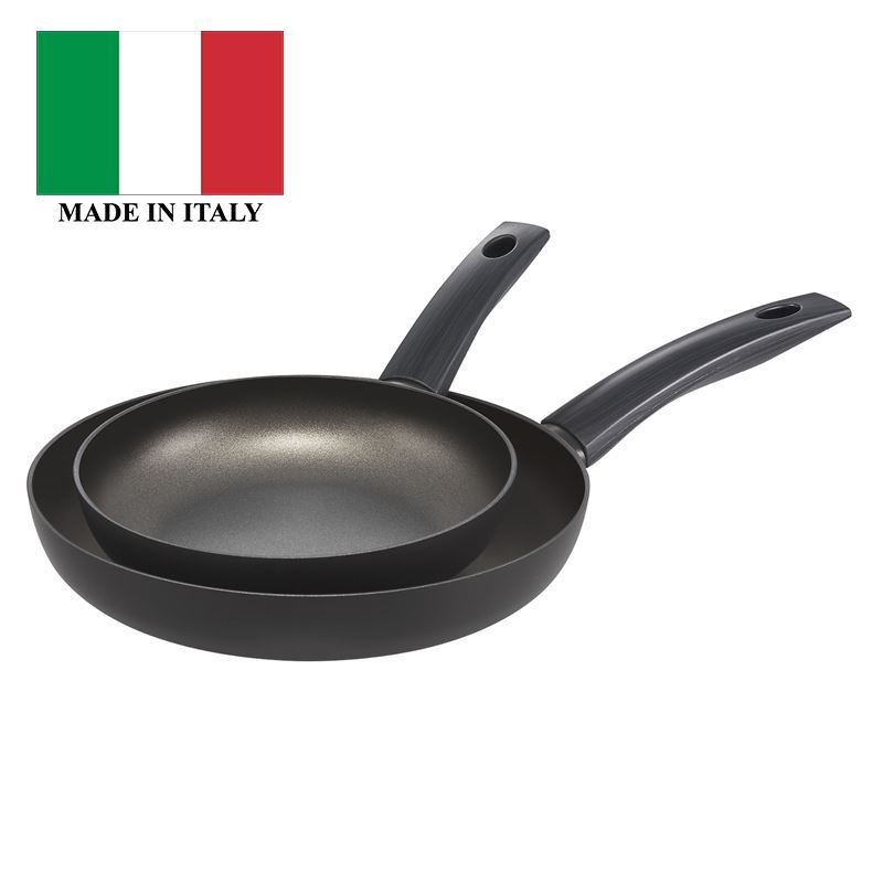 Essteele – Per Natura Plant Based Non-Stick Open Skillet Twin Pack 20+26cm (Made in Italy)