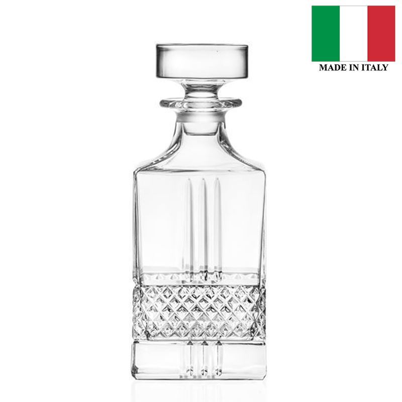 RCR Cristalleria Italiana – Brillante Whisky Decanter 850ml (Made in Italy)