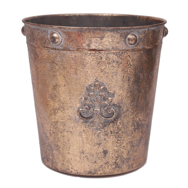 Merry Christmas Collection ’21 – Antique Gold Bucket 20×20.5cm