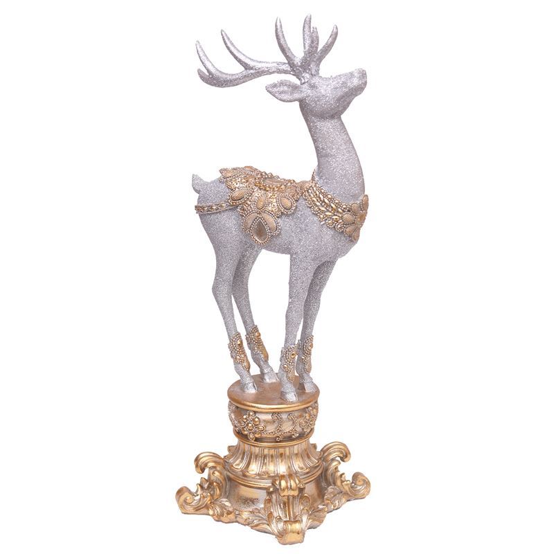 Merry Christmas Collection ’21 – Jewelled Reindeer 46.5cm Polyresin