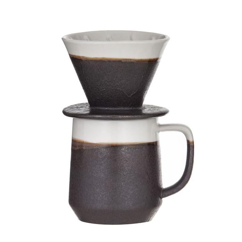 Leaf & Bean – Roma Reactive Glaze Pour Over Coffee with Cup 340ml