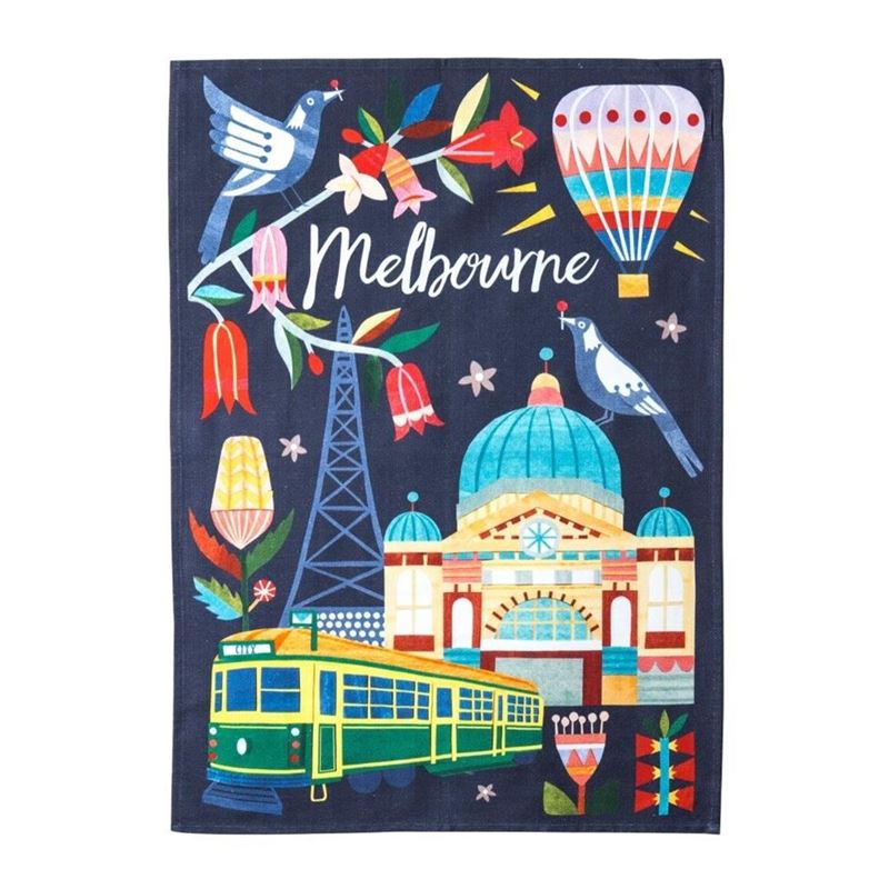 Australiana – Melbourne Cotton Tea Towel 50x70cm