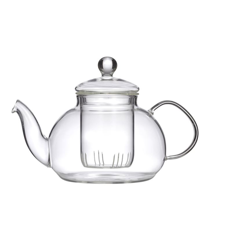 Davis & Waddell Leaf & Bean – Crysanthemum Glass Tea Pot with Filter 800ml 4Cup