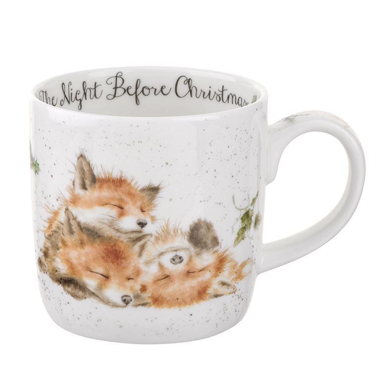 Royal Worcester – Wrendale The Night Before Christmas Fox Fine Bone China Mug 310ml