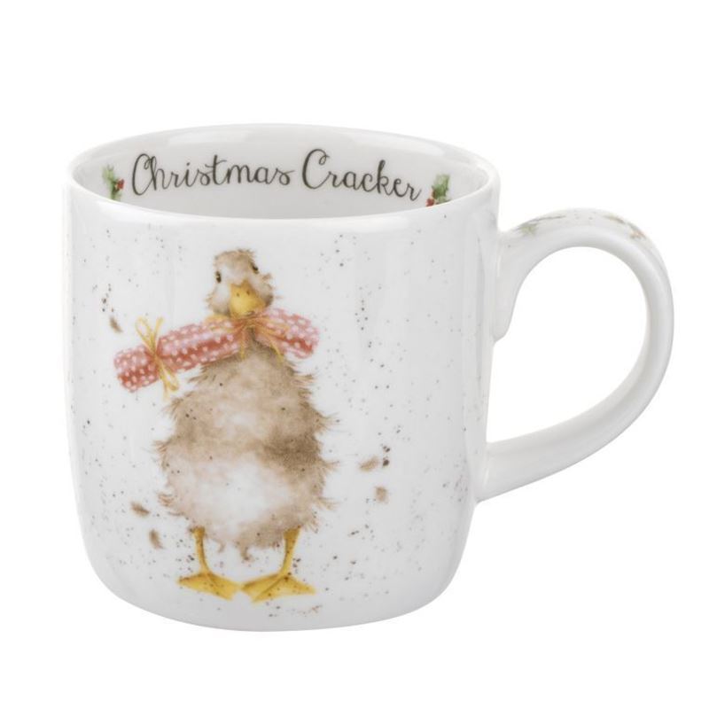 Royal Worcester – Wrendale Christmas Cracker Duck Fine Bone China Mug 310ml