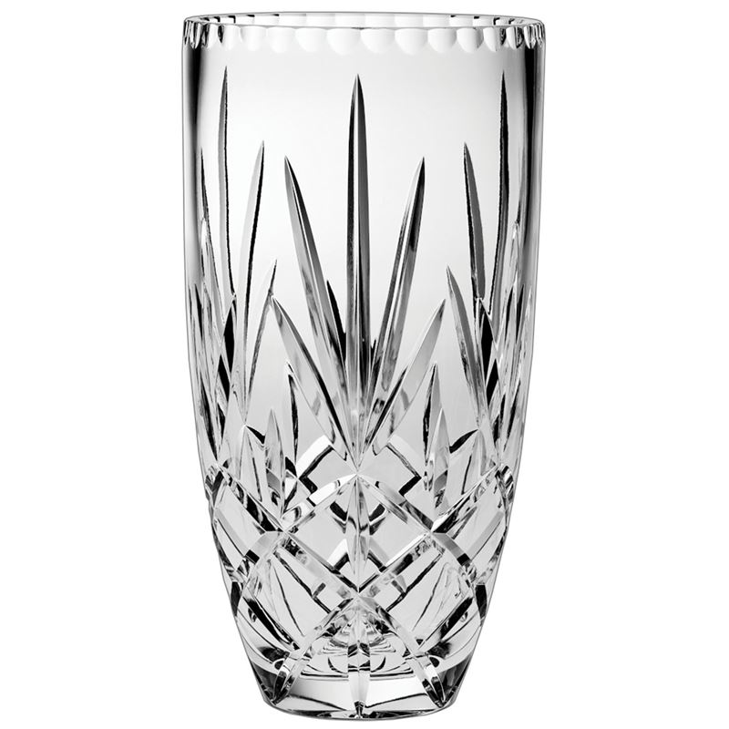 Bohemia – Sheffield Barrel Vase 30.5cm 24% Lead Crystal (Made in the Czech Republic)