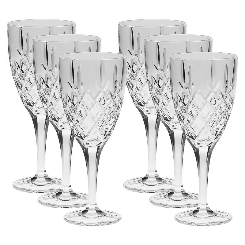 Bohemia – Brixton Goblet 320ml Set of 6 24% Lead Crystal (Made in the Czech Republic)
