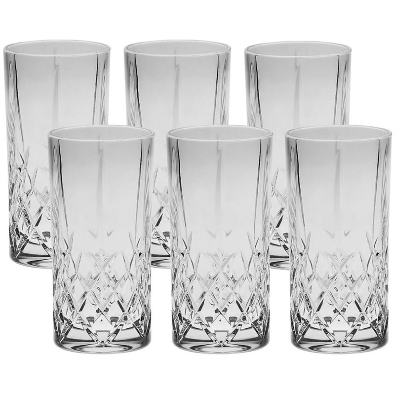 Bohemia – Brixton High Ball 350ml Set of 6 24% Lead Crystal (Made in the Czech Republic)