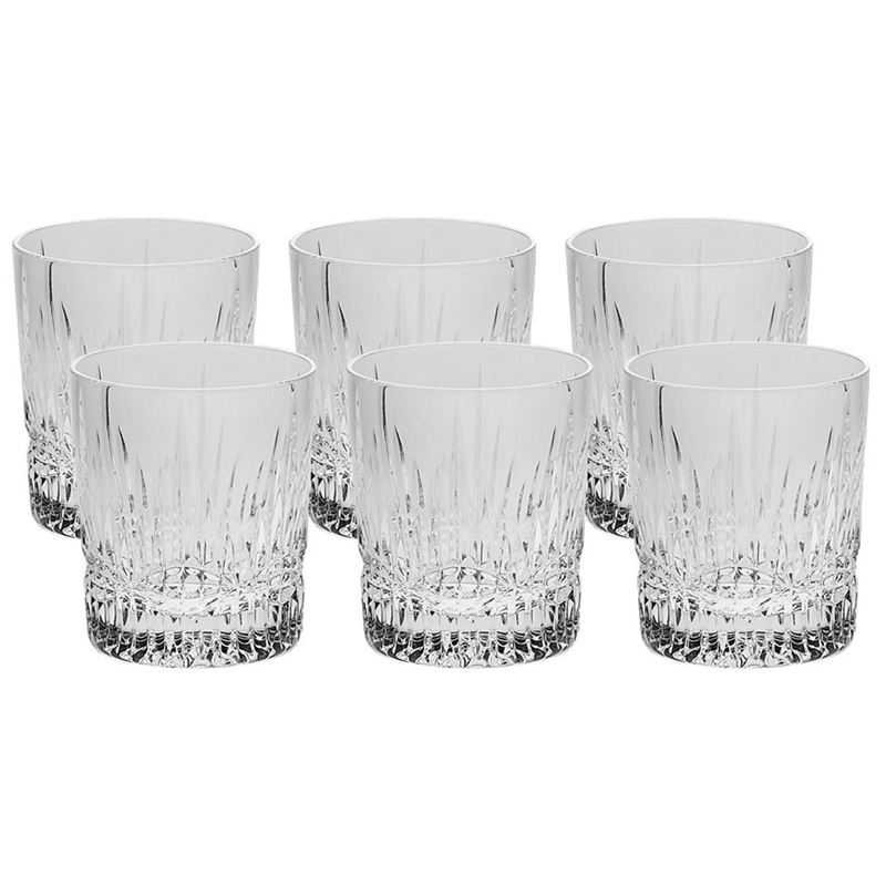 Bohemia – Bedford Double Old Fashioned 300ml Set of 6 24% Lead Crystal (Made in the Czech Republic)