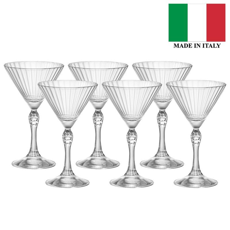Bormioli Rocco – America ’20’s Martini 125ml set of 6 (Made in Italy)