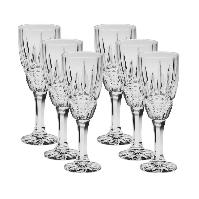 Bohemia – Bedford Liqeur 50ml Set of 6 24% Lead Crystal (Made in the Czech Republic)