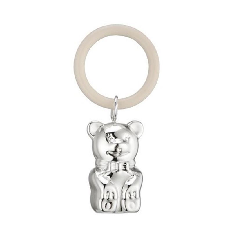 Whitehill – Silver Plated Bear Teething Ring 10.5xm