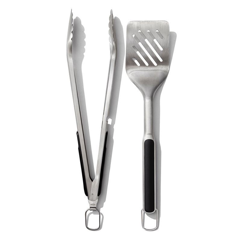 Oxo Good Grips – Stainless Steel Grilling Tongs and Turner Set