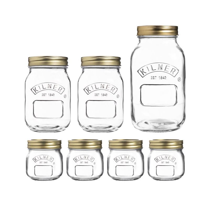 Kilner – Preserving 7pc Glass Jar Set