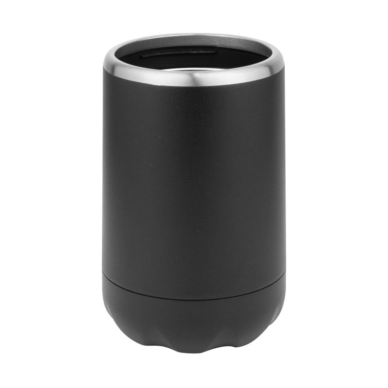 Avanti – Double Wall Insulated Can & Stubbie Cooler Black