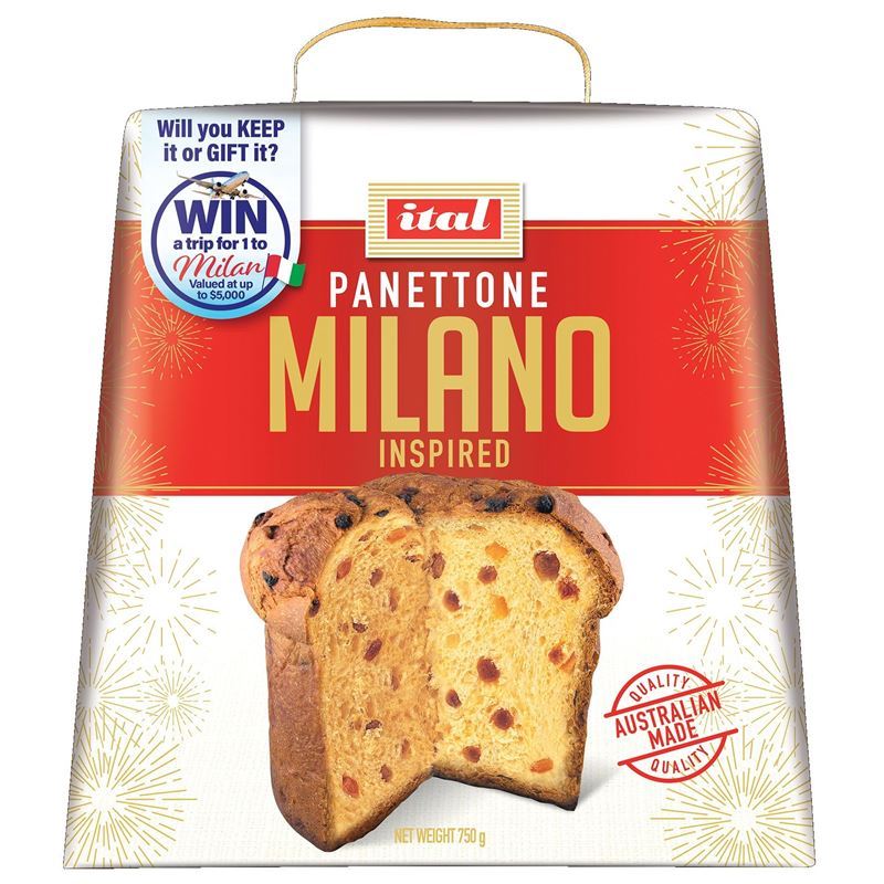 Ital – Milano Panettone 750g (Product of Australia)