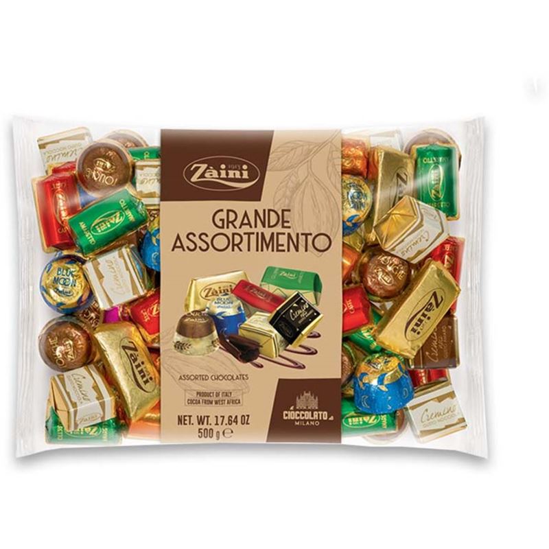 Zaini – Chocolate Grand Assortment 500g (Made in Italy)