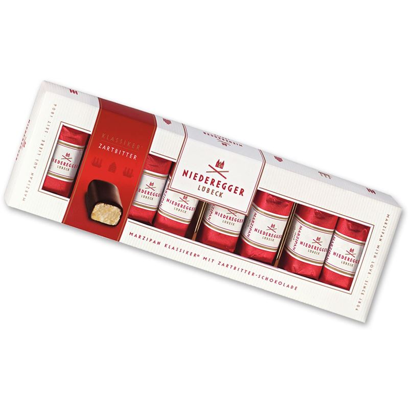 Niederegger Ludbek – Traditional Marzipan Classic Portions Dark 100g  (Made in Germany)