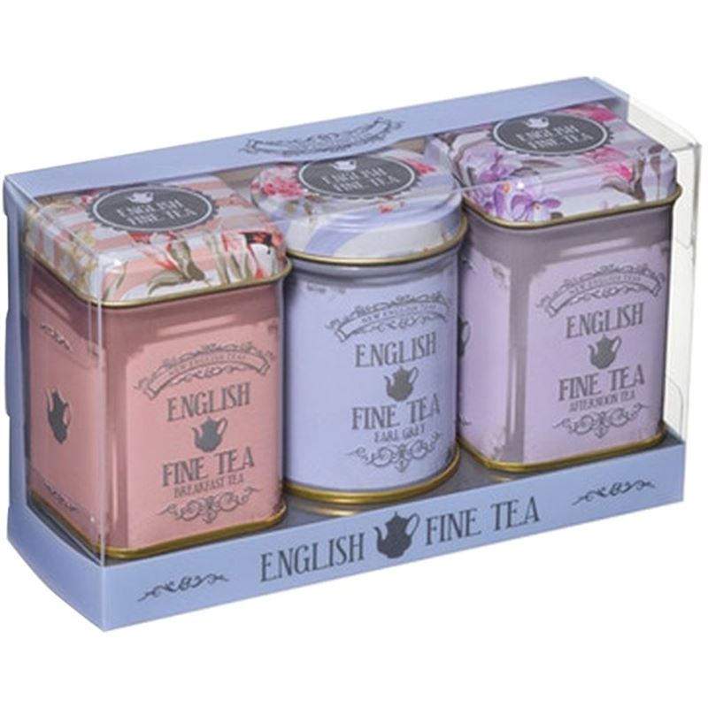 New English Teas – Loose Leaf English Fine Tea Floral Mini Triple Pack 70g