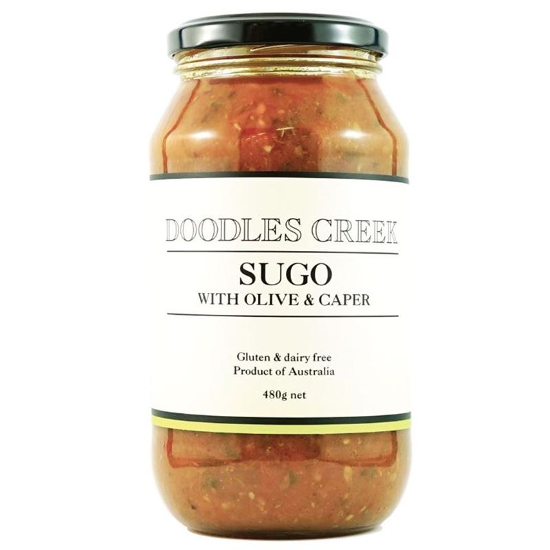 Doodles Creek – Tomato Pasta Sauce with Olive & Caper 480g