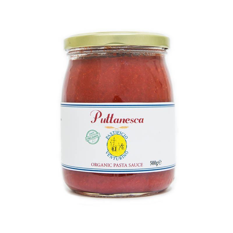 Pastificio – Venturino Organic Puttanesca Pasta Sauce 500g (Made in Italy)
