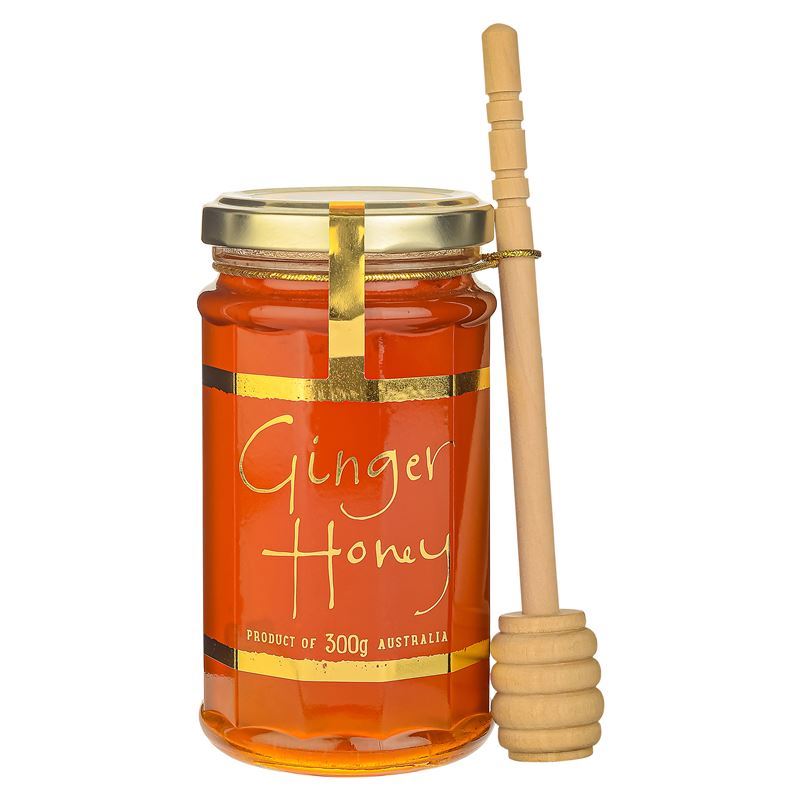 Ogilvie & Co – Ginger Honey with Dipper 300g (Made in Australia)