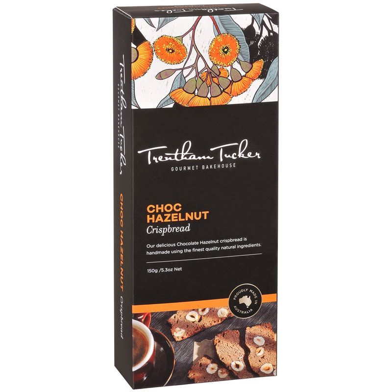 Trentham Tucker – Chocolate Hazelnut Crispbread 150g