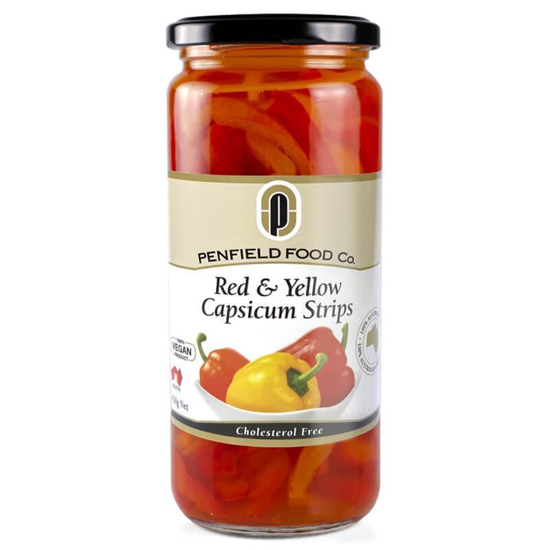 Penfield Food Co. – Pickled Red & Yellow Strips 450g (Made in Australia)