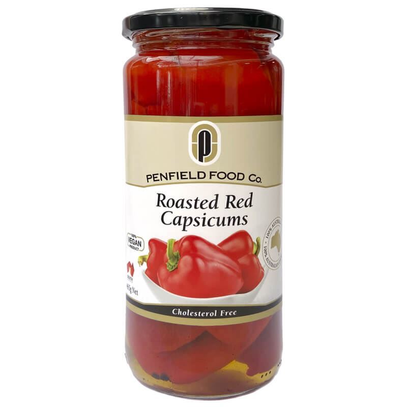 Penfield Food Co. – Pickled Red Roasted Capsicum 465g (Made in Australia)