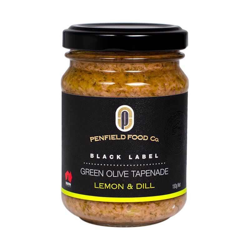 Penfield Food Co. – Tapenade Green Olive Lemon & Dill 150g (Made in Australia)