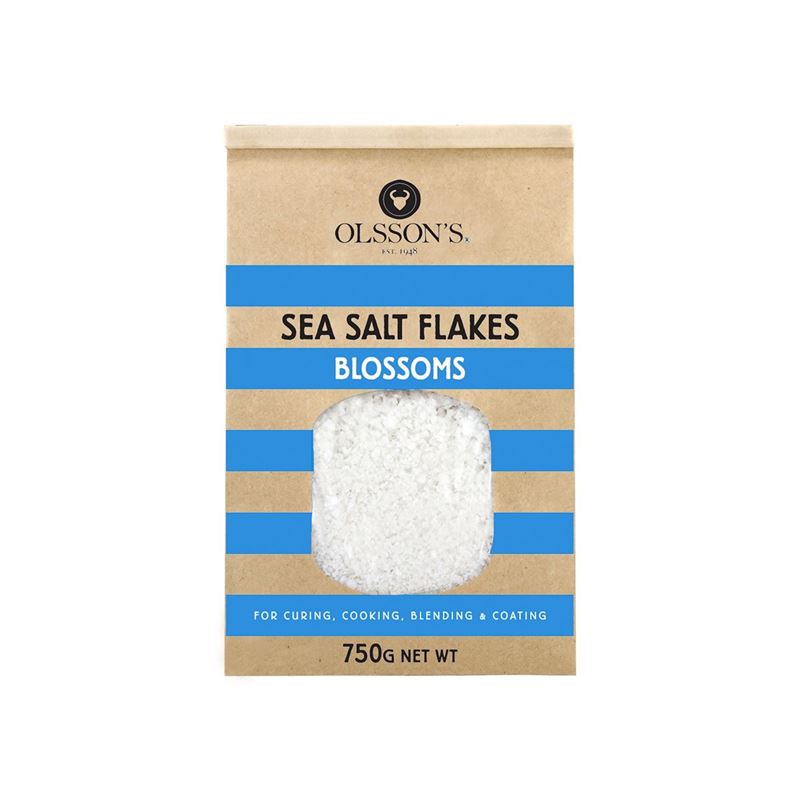 Olssons – Blossom Sea Salt Flakes 750g (Made in Australia)