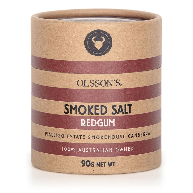 Olssons – Red Gum Salt 90g Kraft Container (Made in Australia)