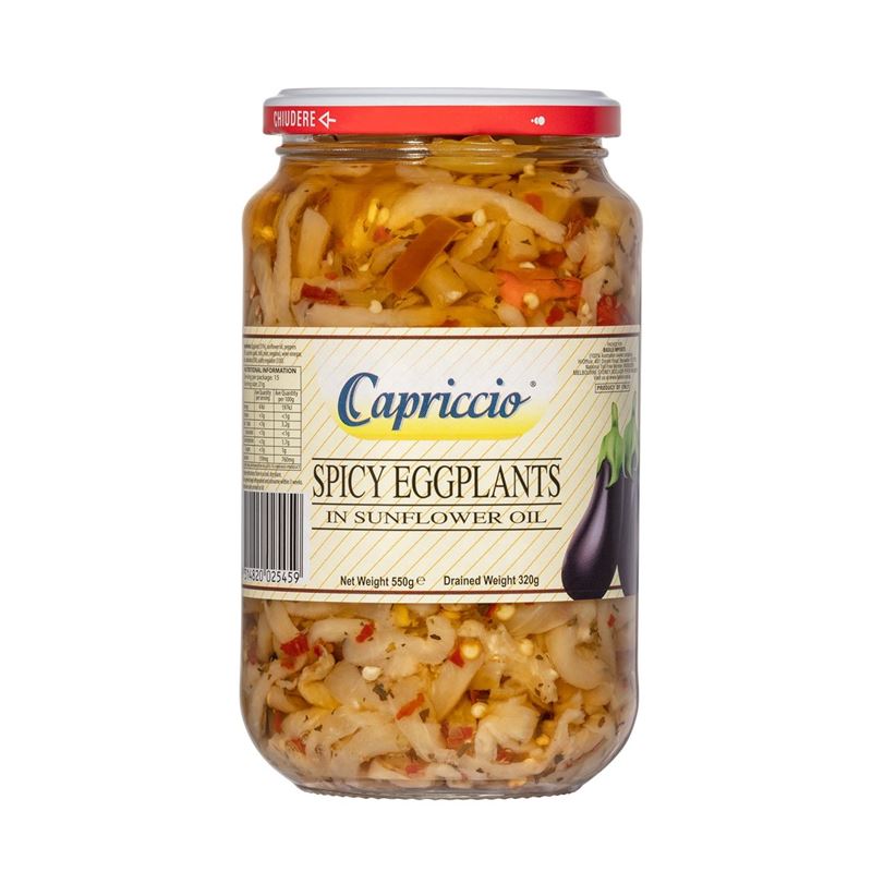 Capriccio – Spicy Eggplants 550g