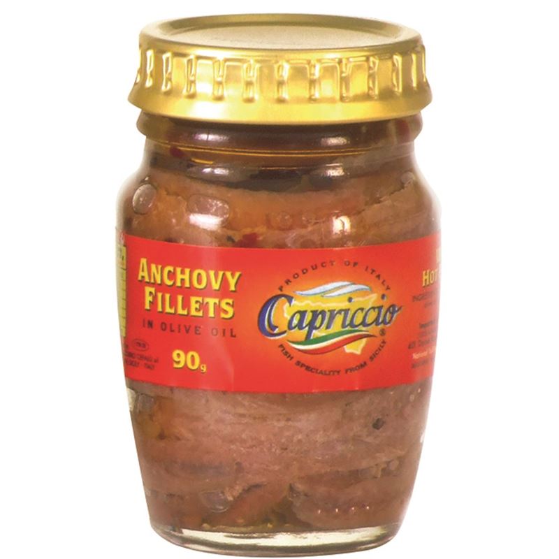 Capriccio – Anchovy Fillets with Hot Pepper 90g
