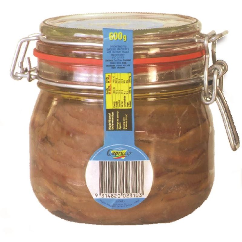 Capriccio – Anchovy Fillets in Olive Oil 600g