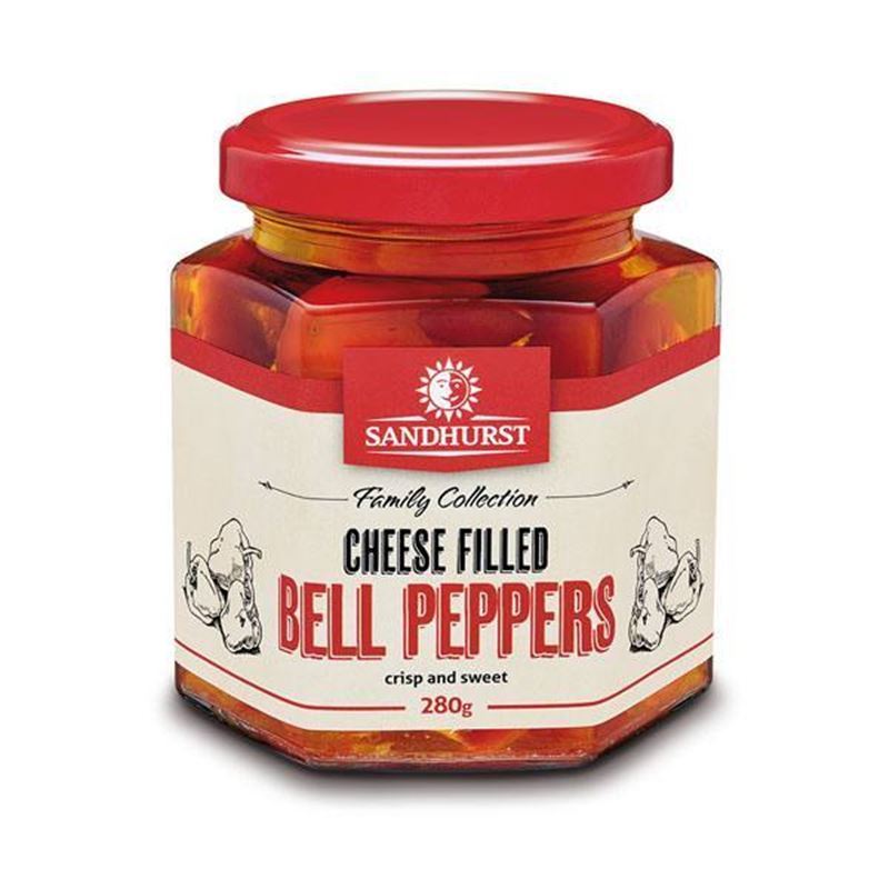 Sandhurst – Belle Pepperdews Stuffed with Cheese 280g