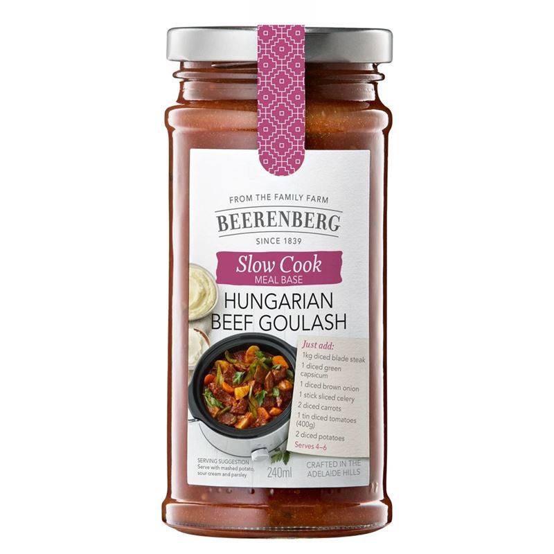 Beerenberg – Hungarian Beef Goulash Slow Cook Sauce 240ml