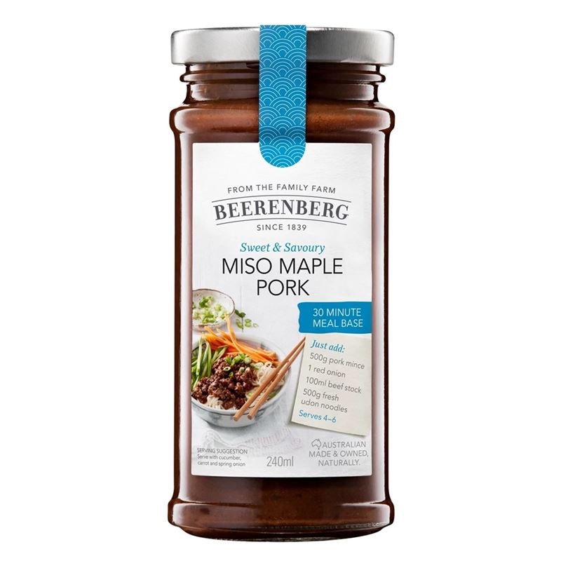 Beerenberg – Miso Maple Pork Meal Base 240ml