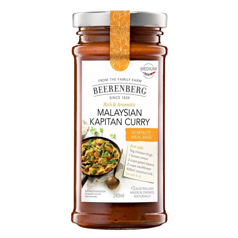 Beerenberg – Malaysian Kapitan Chicken Curry Meal Base 240ml