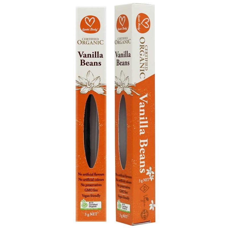 Lovin Body – Large Vanilla Beans in Tube 3g