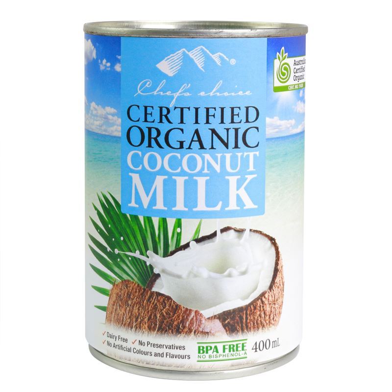 Chef’s Choice –  Organic Coconut Milk 17% Fat 400ml
